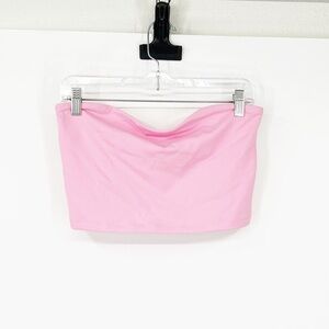 Susana Monaco Strapless Crop Top in Ballerina Pink NWT